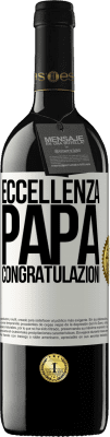 39,95 € Spedizione Gratuita | Vino rosso Edizione RED MBE Riserva Eccellenza, papà. Congratulazioni Etichetta Bianca. Etichetta personalizzabile Riserva 12 Mesi Raccogliere 2015 Tempranillo