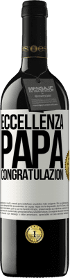 39,95 € Spedizione Gratuita | Vino rosso Edizione RED MBE Riserva Eccellenza, papà. Congratulazioni Etichetta Bianca. Etichetta personalizzabile Riserva 12 Mesi Raccogliere 2016 Tempranillo