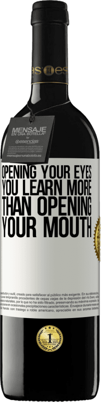 39,95 € 送料無料 | 赤ワイン REDエディション MBE 予約する 目を開くと、口を開くよりも多くを学ぶ ホワイトラベル. カスタマイズ可能なラベル 予約する 12 月 収穫 2016 Tempranillo