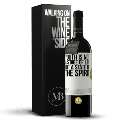 «Youth is not a stage of life, but a state of the spirit» RED Edition MBE Reserve