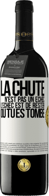 39,95 € Envoi gratuit | Vin rouge Édition RED MBE Réserve La chute n'est pas un échec. L'échec est de rester où tu es tombé Étiquette Blanche. Étiquette personnalisable Réserve 12 Mois Récolte 2015 Tempranillo