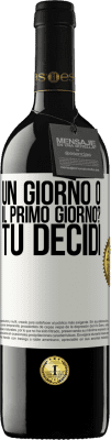 39,95 € Spedizione Gratuita | Vino rosso Edizione RED MBE Riserva un giorno o il primo giorno? Tu decidi Etichetta Bianca. Etichetta personalizzabile Riserva 12 Mesi Raccogliere 2014 Tempranillo