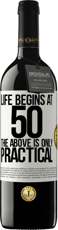 39,95 € Free Shipping | Red Wine RED Edition MBE Reserve Life begins at 50, the above is only practical White Label. Customizable label Reserve 12 Months Harvest 2016 Tempranillo