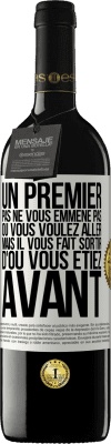 39,95 € Envoi gratuit | Vin rouge Édition RED MBE Réserve Un premier pas ne vous emmène pas où vous voulez aller, mais il vous fait sortir d'où vous étiez avant Étiquette Blanche. Étiquette personnalisable Réserve 12 Mois Récolte 2015 Tempranillo