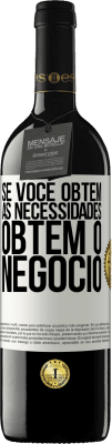 39,95 € Envio grátis | Vinho tinto Edição RED MBE Reserva Se você obtém as necessidades, obtém o negócio Etiqueta Branca. Etiqueta personalizável Reserva 12 Meses Colheita 2014 Tempranillo