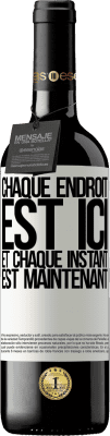 39,95 € Envoi gratuit | Vin rouge Édition RED MBE Réserve Chaque endroit est ici et chaque instant est maintenant Étiquette Blanche. Étiquette personnalisable Réserve 12 Mois Récolte 2016 Tempranillo