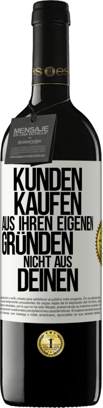 39,95 € Kostenloser Versand | Rotwein RED Ausgabe MBE Reserve Kunden kaufen aus ihren eigenen Gründen, nicht aus Deinen Weißes Etikett. Anpassbares Etikett Reserve 12 Monate Ernte 2016 Tempranillo