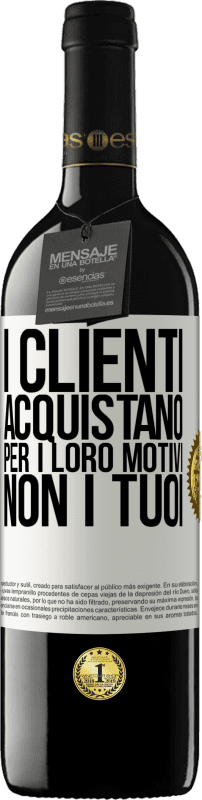 39,95 € Spedizione Gratuita | Vino rosso Edizione RED MBE Riserva I clienti acquistano per i loro motivi, non i tuoi Etichetta Bianca. Etichetta personalizzabile Riserva 12 Mesi Raccogliere 2016 Tempranillo