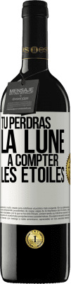 39,95 € Envoi gratuit | Vin rouge Édition RED MBE Réserve Tu perdras la lune à compter les étoiles Étiquette Blanche. Étiquette personnalisable Réserve 12 Mois Récolte 2015 Tempranillo