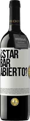 39,95 € 送料無料 | 赤ワイン REDエディション MBE 予約する ¿STAR BAR abierto? ホワイトラベル. カスタマイズ可能なラベル 予約する 12 月 収穫 2016 Tempranillo