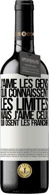 39,95 € Envoi gratuit | Vin rouge Édition RED MBE Réserve J'aime les gens qui connaissent les limites, mais j'aime ceux qui osent les franchir Étiquette Blanche. Étiquette personnalisable Réserve 12 Mois Récolte 2015 Tempranillo