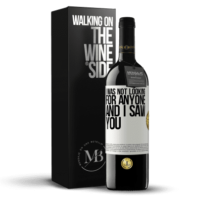 «I was not looking for anyone and I saw you» RED Edition MBE Reserve