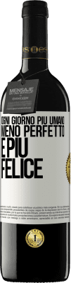 39,95 € Spedizione Gratuita | Vino rosso Edizione RED MBE Riserva Ogni giorno più umano, meno perfetto e più felice Etichetta Bianca. Etichetta personalizzabile Riserva 12 Mesi Raccogliere 2014 Tempranillo