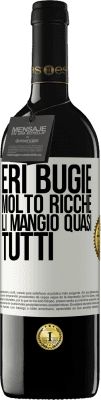 39,95 € Spedizione Gratuita | Vino rosso Edizione RED MBE Riserva Eri bugie molto ricche. Li mangio quasi tutti Etichetta Bianca. Etichetta personalizzabile Riserva 12 Mesi Raccogliere 2014 Tempranillo