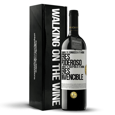 «Cuando te conoces a ti mismo, eres poderoso. Cuando te aceptas a ti mismo, eres invencible» Edición RED MBE Reserva