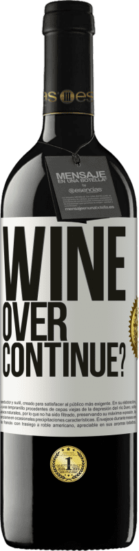 39,95 € Envío gratis | Vino Tinto Edición RED MBE Reserva Wine over. Continue? Etiqueta Blanca. Etiqueta personalizable Reserva 12 Meses Cosecha 2014 Tempranillo