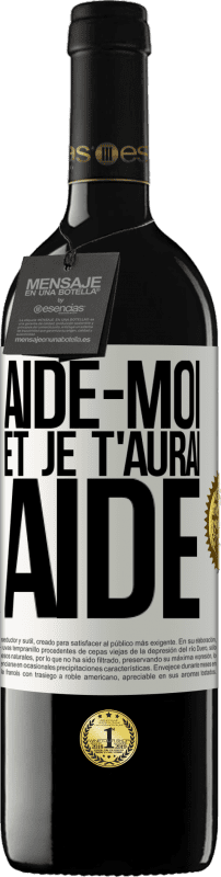 39,95 € Envoi gratuit | Vin rouge Édition RED MBE Réserve Aide-moi et je t'aurai aidé Étiquette Blanche. Étiquette personnalisable Réserve 12 Mois Récolte 2016 Tempranillo