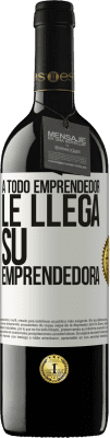 39,95 € Envío gratis | Vino Tinto Edición RED MBE Reserva A todo emprendedor le llega su emprendedora Etiqueta Blanca. Etiqueta personalizable Reserva 12 Meses Cosecha 2015 Tempranillo