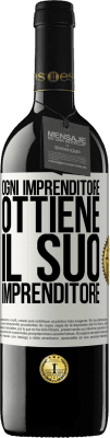 39,95 € Spedizione Gratuita | Vino rosso Edizione RED MBE Riserva Ogni imprenditore ottiene il suo imprenditore Etichetta Bianca. Etichetta personalizzabile Riserva 12 Mesi Raccogliere 2015 Tempranillo