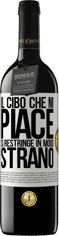 39,95 € Spedizione Gratuita | Vino rosso Edizione RED MBE Riserva Il cibo che mi piace si restringe in modo strano Etichetta Bianca. Etichetta personalizzabile Riserva 12 Mesi Raccogliere 2015 Tempranillo