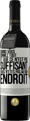 39,95 € Envoi gratuit | Vin rouge Édition RED MBE Réserve Quand vous donnez tout et que ce n'est pas suffisant, vous n'êtes pas au bon endroit Étiquette Blanche. Étiquette personnalisable Réserve 12 Mois Récolte 2015 Tempranillo