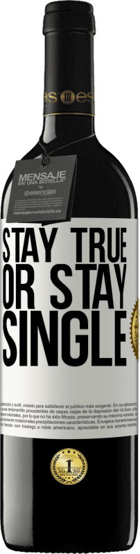 39,95 € Free Shipping | Red Wine RED Edition MBE Reserve Stay true, or stay single White Label. Customizable label Reserve 12 Months Harvest 2016 Tempranillo