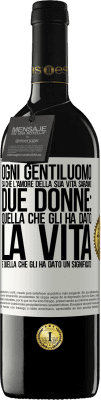 39,95 € Spedizione Gratuita | Vino rosso Edizione RED MBE Riserva Ogni gentiluomo sa che l'amore della sua vita saranno due donne: quella che gli ha dato la vita e quella che gli ha dato un Etichetta Bianca. Etichetta personalizzabile Riserva 12 Mesi Raccogliere 2014 Tempranillo