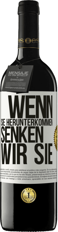 39,95 € Kostenloser Versand | Rotwein RED Ausgabe MBE Reserve Wenn Sie herunterkommen, senken wir Sie Weißes Etikett. Anpassbares Etikett Reserve 12 Monate Ernte 2015 Tempranillo