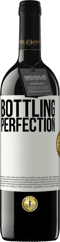 39,95 € Envío gratis | Vino Tinto Edición RED MBE Reserva Bottling perfection Etiqueta Blanca. Etiqueta personalizable Reserva 12 Meses Cosecha 2014 Tempranillo