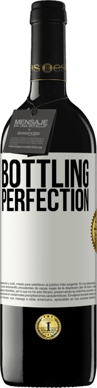 39,95 € Spedizione Gratuita | Vino rosso Edizione RED MBE Riserva Bottling perfection Etichetta Bianca. Etichetta personalizzabile Riserva 12 Mesi Raccogliere 2014 Tempranillo