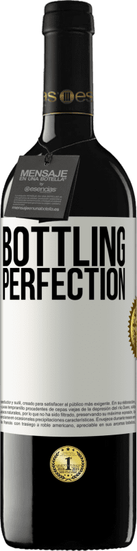 39,95 € Spedizione Gratuita | Vino rosso Edizione RED MBE Riserva Bottling perfection Etichetta Bianca. Etichetta personalizzabile Riserva 12 Mesi Raccogliere 2015 Tempranillo