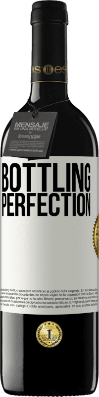 39,95 € Spedizione Gratuita | Vino rosso Edizione RED MBE Riserva Bottling perfection Etichetta Bianca. Etichetta personalizzabile Riserva 12 Mesi Raccogliere 2016 Tempranillo