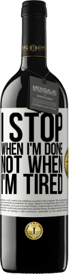 39,95 € 送料無料 | 赤ワイン REDエディション MBE 予約する 疲れたときではなく、終わったときに止まる ホワイトラベル. カスタマイズ可能なラベル 予約する 12 月 収穫 2016 Tempranillo