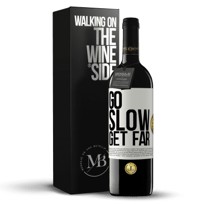 «Go slow. Get far» RED Edition MBE Reserve