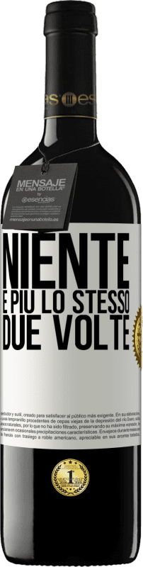 39,95 € Spedizione Gratuita | Vino rosso Edizione RED MBE Riserva Niente è più lo stesso due volte Etichetta Bianca. Etichetta personalizzabile Riserva 12 Mesi Raccogliere 2014 Tempranillo