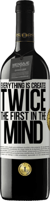 39,95 € Free Shipping | Red Wine RED Edition MBE Reserve Everything is created twice. The first in the mind White Label. Customizable label Reserve 12 Months Harvest 2016 Tempranillo