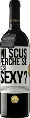 39,95 € Spedizione Gratuita | Vino rosso Edizione RED MBE Riserva Mi scusi, perché sei così sexy? Etichetta Bianca. Etichetta personalizzabile Riserva 12 Mesi Raccogliere 2015 Tempranillo