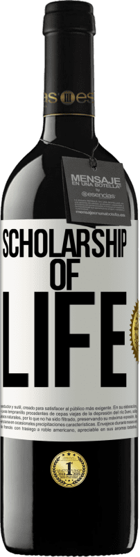 39,95 € Free Shipping | Red Wine RED Edition MBE Reserve Scholarship of life White Label. Customizable label Reserve 12 Months Harvest 2014 Tempranillo