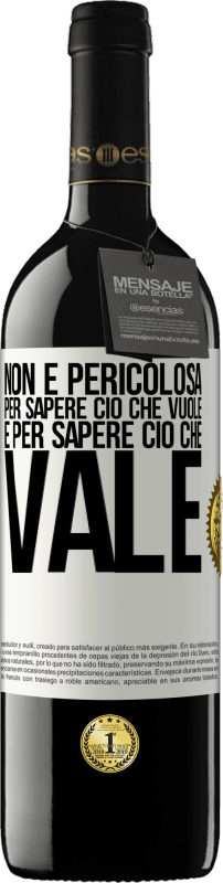 39,95 € Spedizione Gratuita | Vino rosso Edizione RED MBE Riserva Non è pericolosa per sapere ciò che vuole, è per sapere ciò che vale Etichetta Bianca. Etichetta personalizzabile Riserva 12 Mesi Raccogliere 2015 Tempranillo