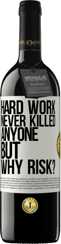 39,95 € Free Shipping | Red Wine RED Edition MBE Reserve Hard work never killed anyone, but why risk? White Label. Customizable label Reserve 12 Months Harvest 2015 Tempranillo