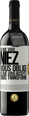 39,95 € Envoi gratuit | Vin rouge Édition RED MBE Réserve Ce que vous niez, vous oblige. Ce que vous acceptez, vous transforme Étiquette Blanche. Étiquette personnalisable Réserve 12 Mois Récolte 2014 Tempranillo