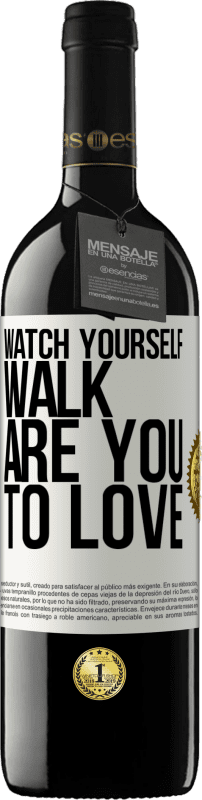 39,95 € Free Shipping | Red Wine RED Edition MBE Reserve Watch yourself walk. Are you to love White Label. Customizable label Reserve 12 Months Harvest 2015 Tempranillo