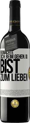 39,95 € Kostenloser Versand | Rotwein RED Ausgabe MBE Reserve Beobachte dich beim Gehen. Du bist zum Lieben Weißes Etikett. Anpassbares Etikett Reserve 12 Monate Ernte 2014 Tempranillo