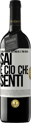 39,95 € Spedizione Gratuita | Vino rosso Edizione RED MBE Riserva La tua peggior battaglia è tra ciò che sai e ciò che senti Etichetta Bianca. Etichetta personalizzabile Riserva 12 Mesi Raccogliere 2014 Tempranillo