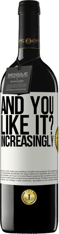 39,95 € 送料無料 | 赤ワイン REDエディション MBE 予約する そして、あなたはそれが好きですか？もっともっと ホワイトラベル. カスタマイズ可能なラベル 予約する 12 月 収穫 2016 Tempranillo