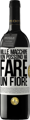 39,95 € Spedizione Gratuita | Vino rosso Edizione RED MBE Riserva Mille macchine non possono mai fare un fiore Etichetta Bianca. Etichetta personalizzabile Riserva 12 Mesi Raccogliere 2015 Tempranillo