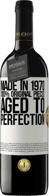 39,95 € 免费送货 | 红酒 RED版 MBE 预订 1970年制造，百分百原创。Aged to perfection 白标. 可自定义的标签 预订 12 个月 收成 2016 Tempranillo
