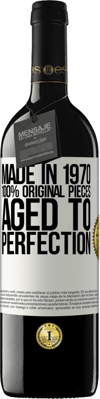 39,95 € 送料無料 | 赤ワイン REDエディション MBE 予約する 1970年製、100％オリジナルピース。Aged to perfection ホワイトラベル. カスタマイズ可能なラベル 予約する 12 月 収穫 2014 Tempranillo