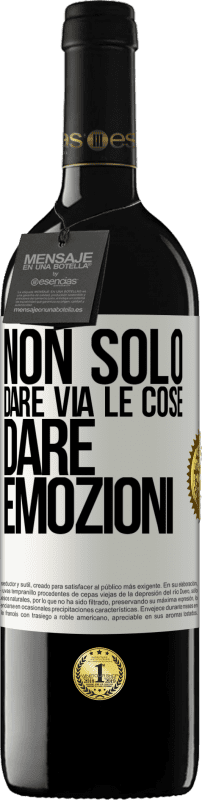 39,95 € Spedizione Gratuita | Vino rosso Edizione RED MBE Riserva Non solo dare via le cose, dare emozioni Etichetta Bianca. Etichetta personalizzabile Riserva 12 Mesi Raccogliere 2015 Tempranillo