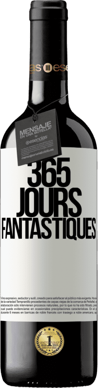 39,95 € Envoi gratuit | Vin rouge Édition RED MBE Réserve 365 jours fantastiques Étiquette Blanche. Étiquette personnalisable Réserve 12 Mois Récolte 2015 Tempranillo